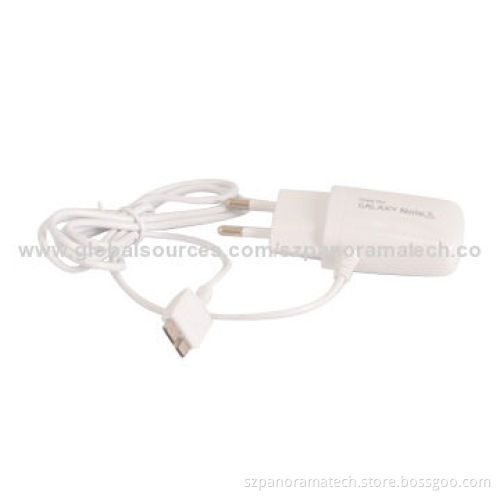 European Pin Wall Charger, for Samsung S5, Note 3; Input: 100v-220V; Output-5V 1,000mA